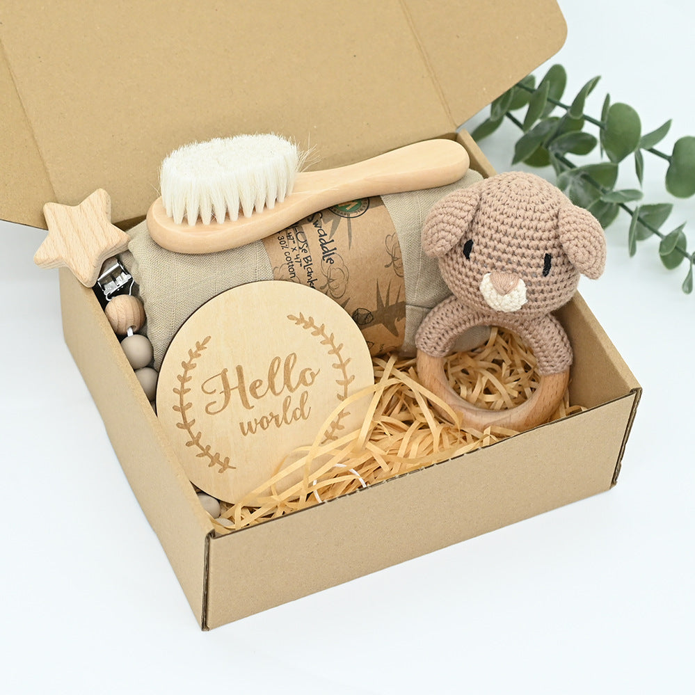 Hello World Giftset – Een Lief Welkom voor de Allerkleinsten 🤎