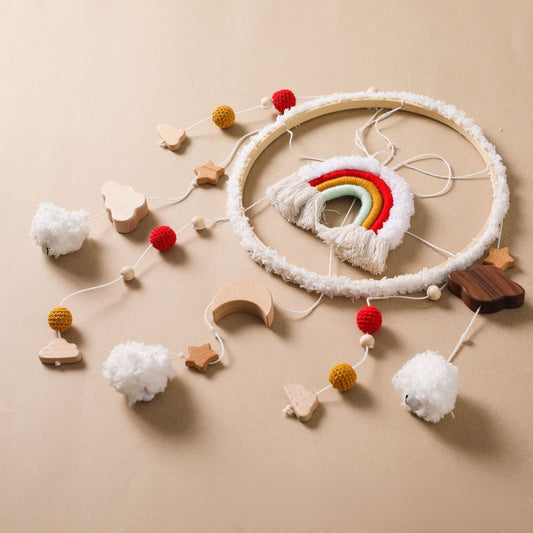 π Droommobiel Regenboog in Zachte Tinten