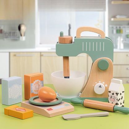 Houten Keukenmixer & Bakset 🥣✨ Magisch Speelplezier voor Kleine Chefs