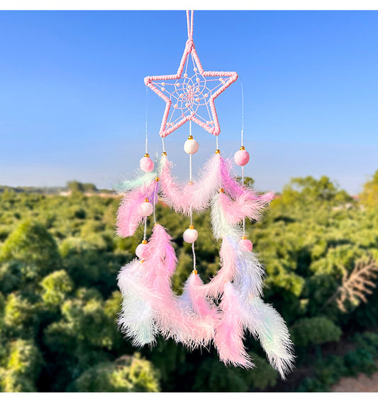🌸 Dromenvanger met Veren en Windgong