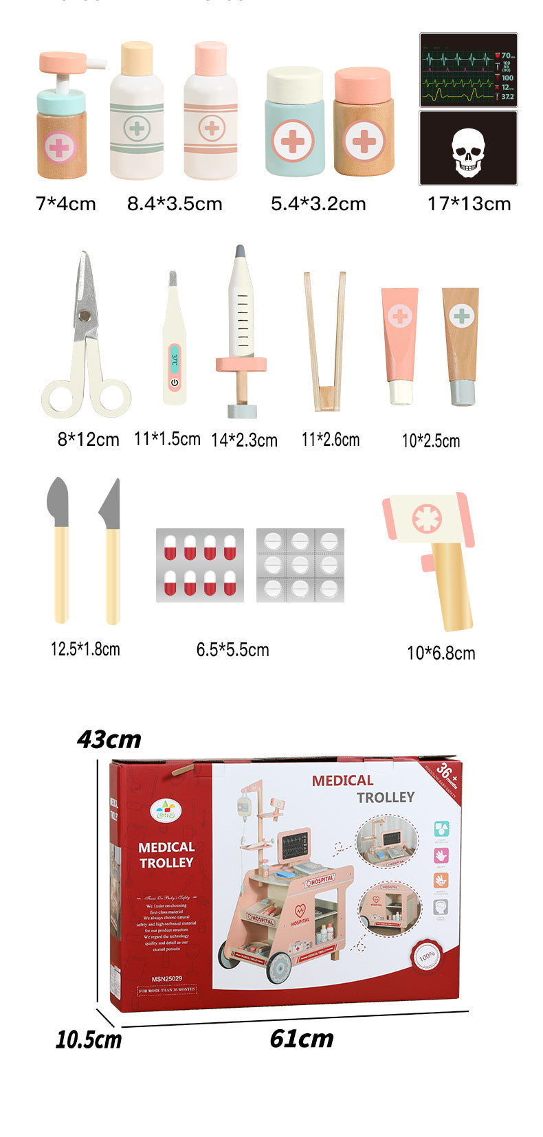 Verrijdbaar Houten Ziekenhuis 🏥✨