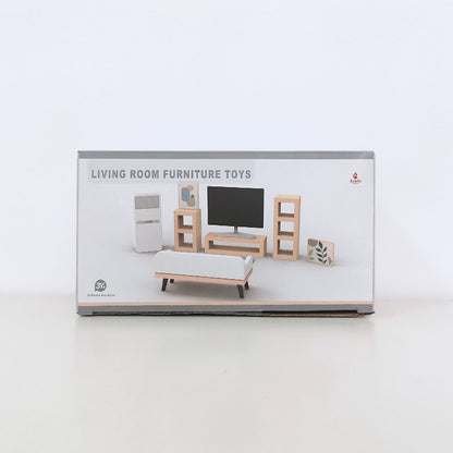 Houten Poppenhuis Meubelset – Voor Eindeloze Verhalen