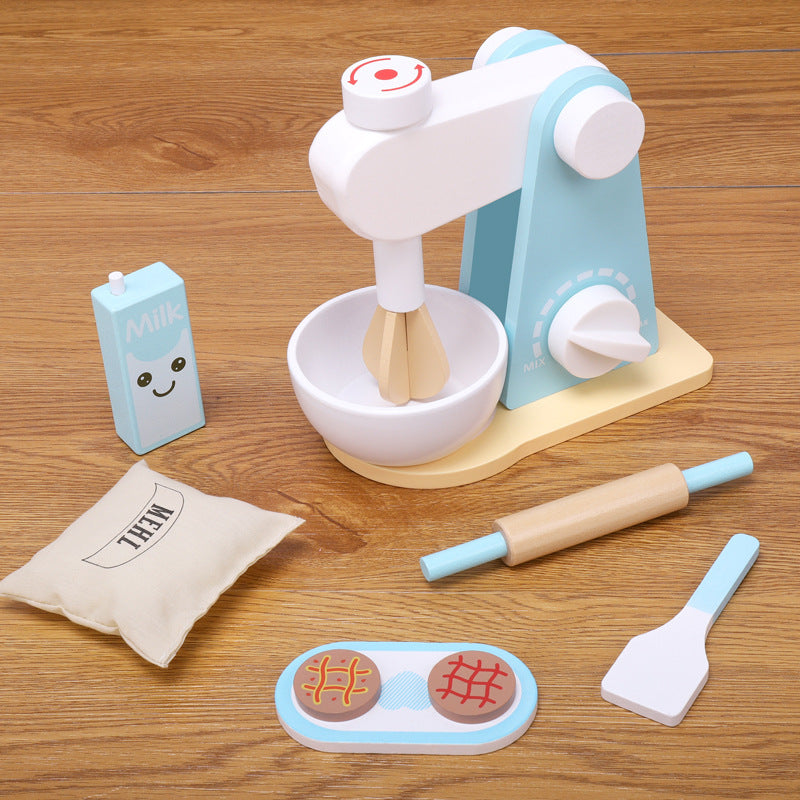 🍳✨ Houten Keukenspeelset voor Kinderen – Oven, Mixer & Mini Apparaten 🧸🌈