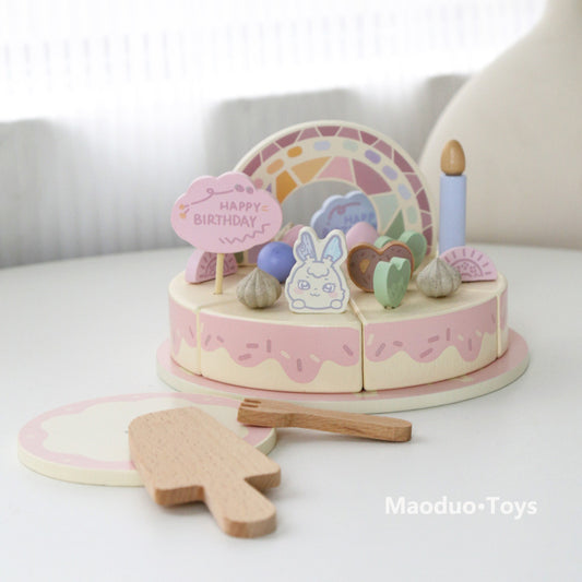 Complete Houten High Tea Speelset – Thee, Taart & Gezelligheid