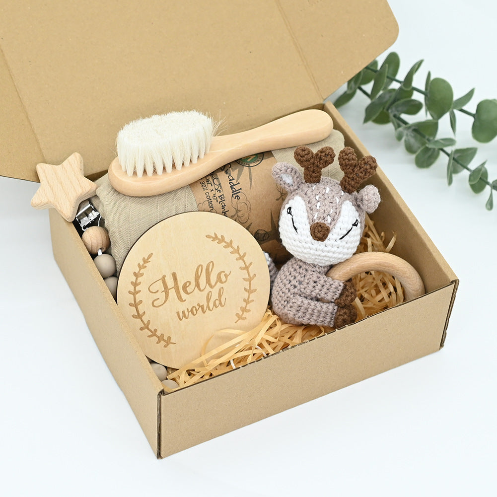 Hello World Giftset – Een Lief Welkom voor de Allerkleinsten 🤎