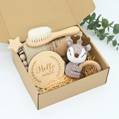 Hello World Giftset – Een Lief Welkom voor de Allerkleinsten 🤎