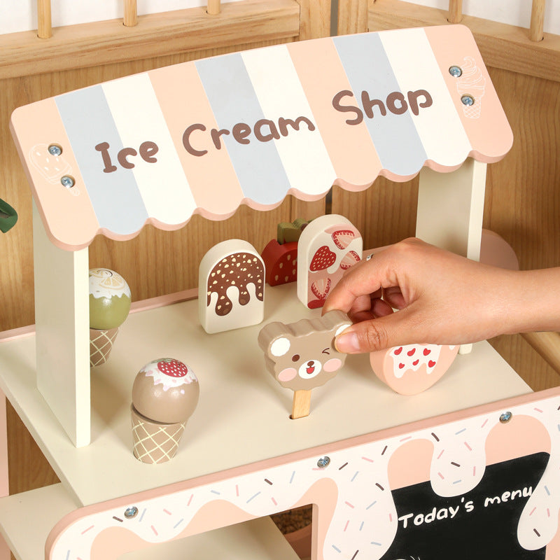 Houten ijsjeskar & snoepkar – spelenderwijs genieten 🍦🍭