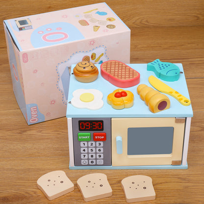 🍳✨ Houten Keukenspeelset voor Kinderen – Oven, Mixer & Mini Apparaten 🧸🌈