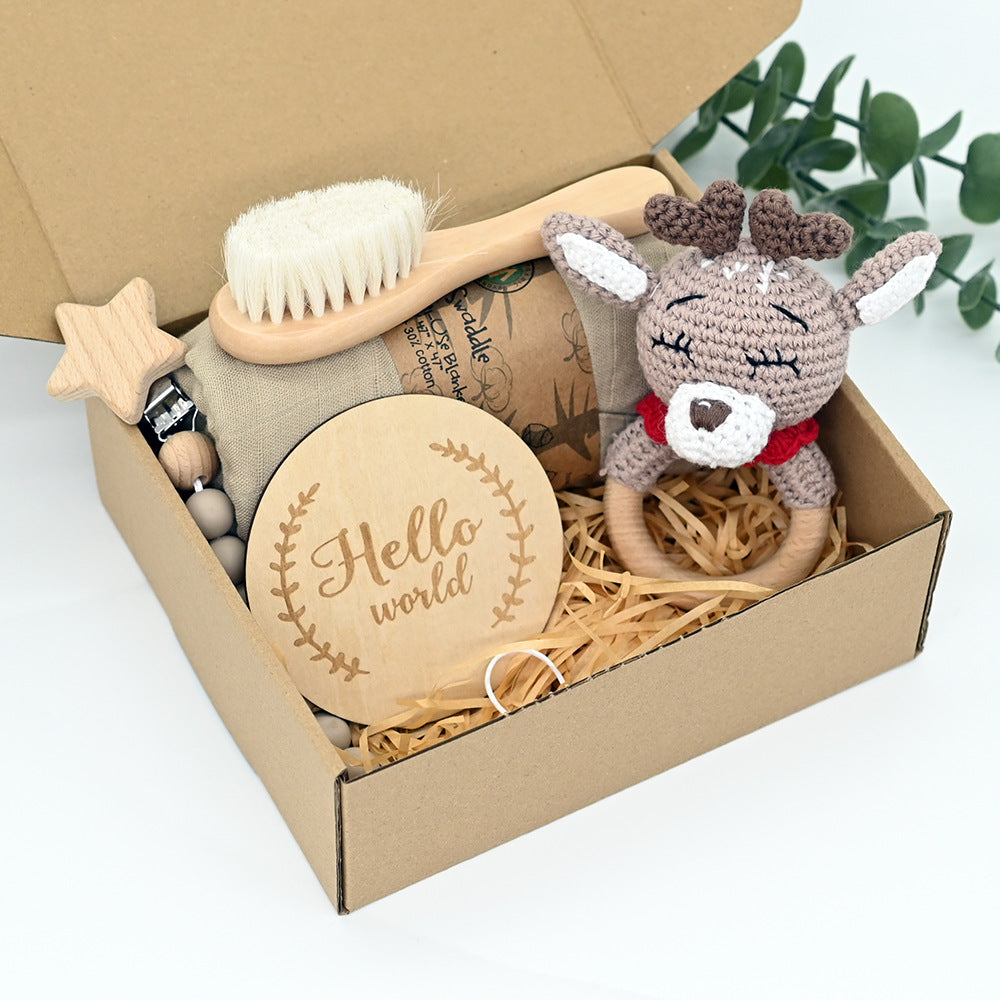 Hello World Giftset – Een Lief Welkom voor de Allerkleinsten 🤎
