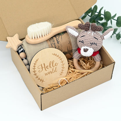 Hello World Giftset – Een Lief Welkom voor de Allerkleinsten 🤎
