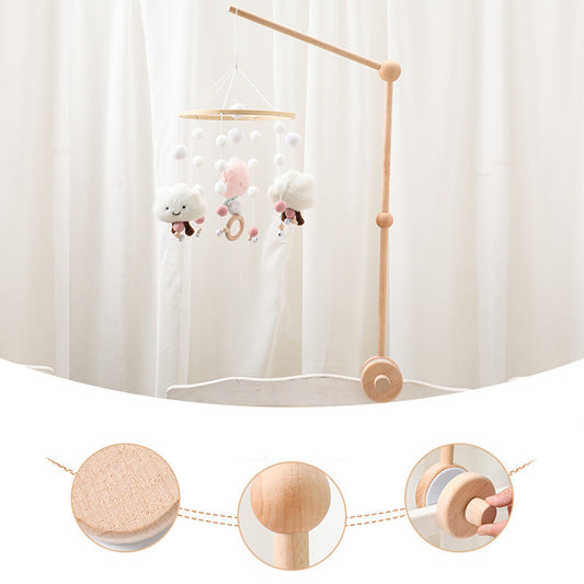 🌙 Houten Houder voor Droommobiel