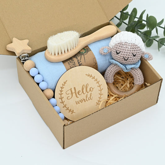 Hello World Giftset – Een Lief Welkom voor de Allerkleinsten 🩵