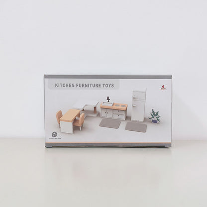 Houten Poppenhuis Meubelset – Voor Eindeloze Verhalen